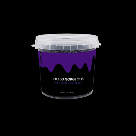 HELLO GORGEOUS PURPLE FILM HARD WAX BEADS